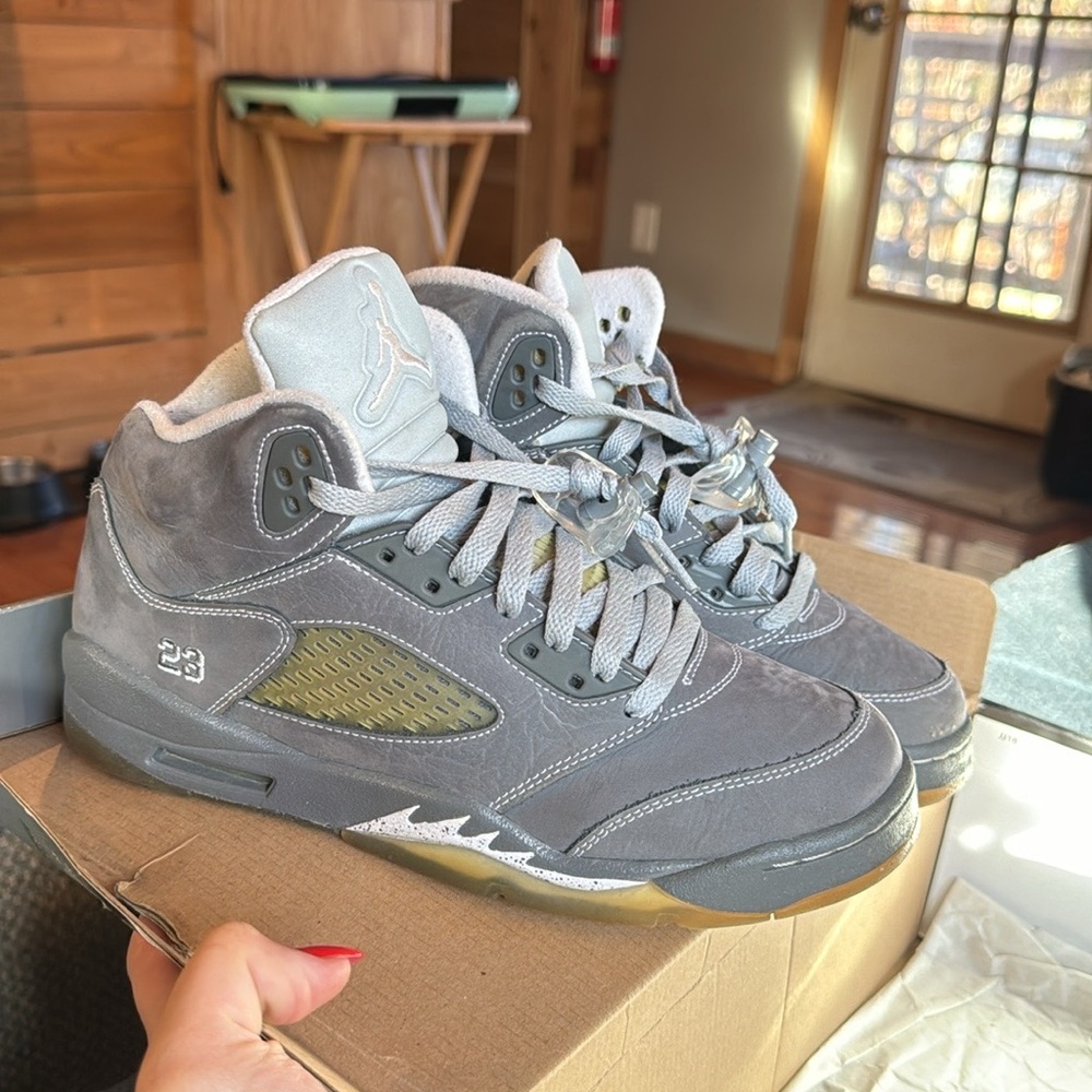 Air Jordan Wolf Grey 5s